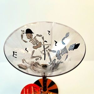 Lolita “Crazy Bones” 7 oz Martini Glass 🍸